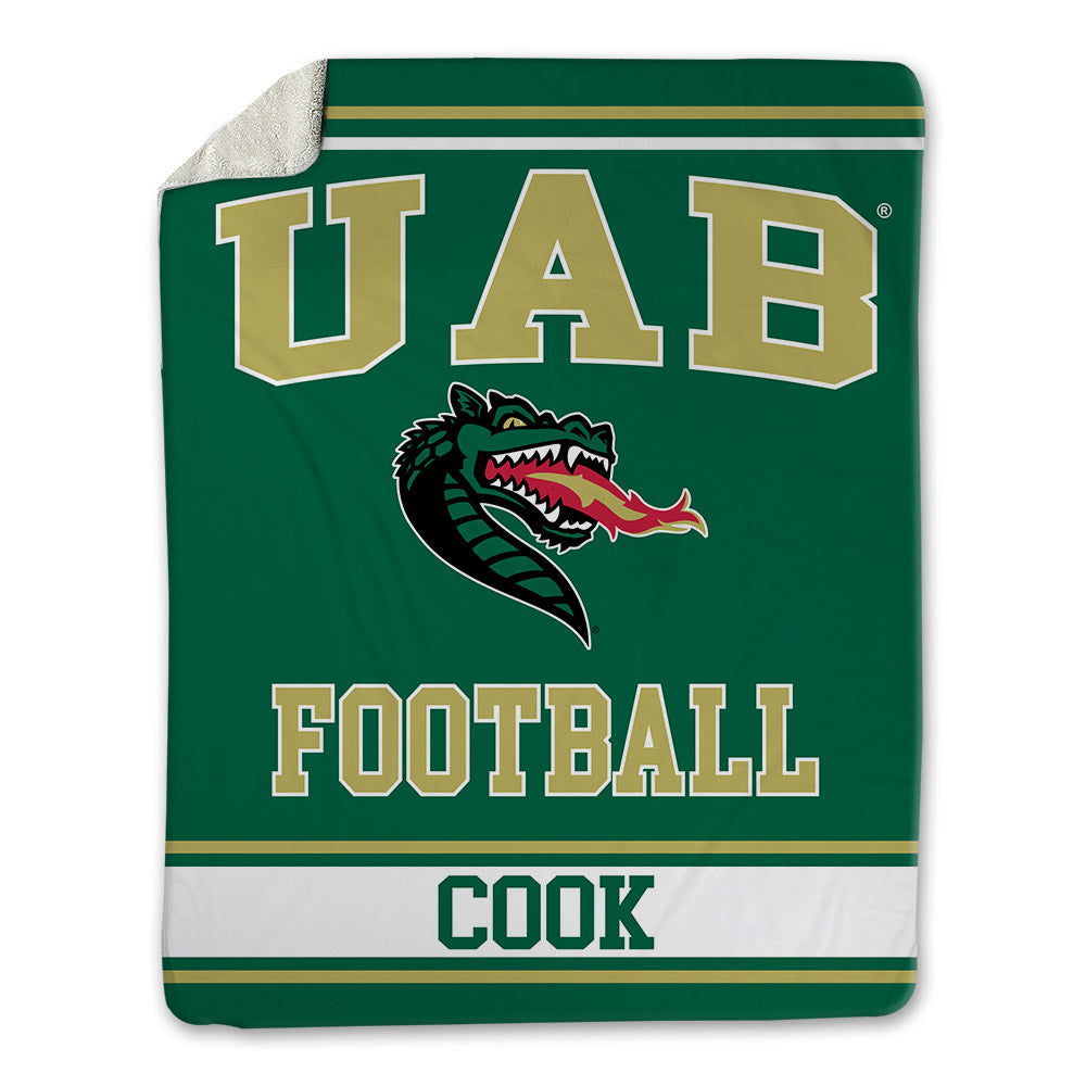 UAB - NCAA Football : Myles Cook - Blanket-0
