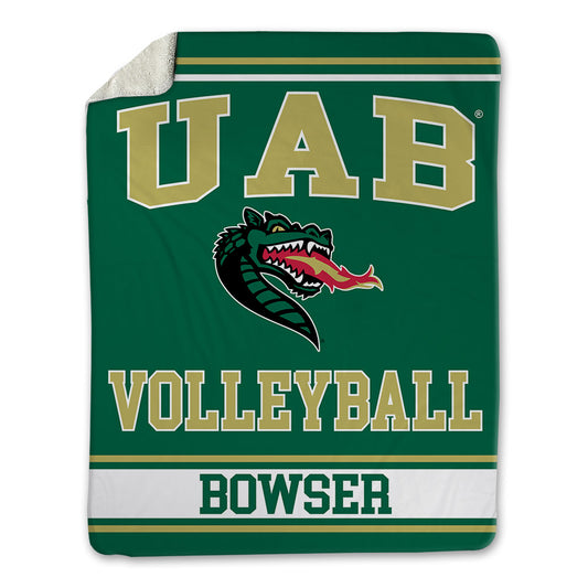 UAB - NCAA Women's Volleyball : Delaney Bowser - Blanket-0