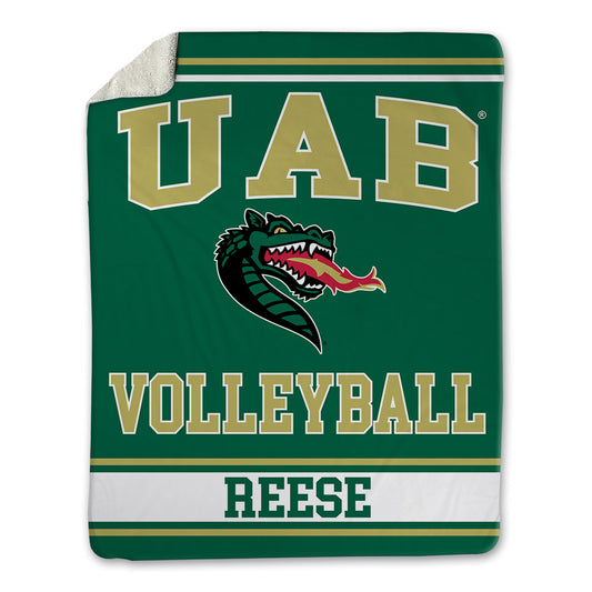 UAB - NCAA Women's Volleyball : Mia Reese - Blanket-0