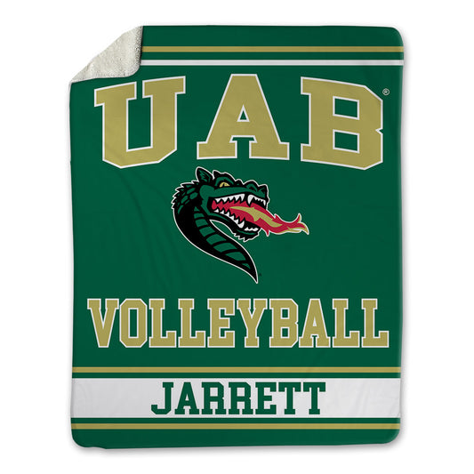 UAB - NCAA Women's Volleyball : Meg Jarrett - Blanket-0