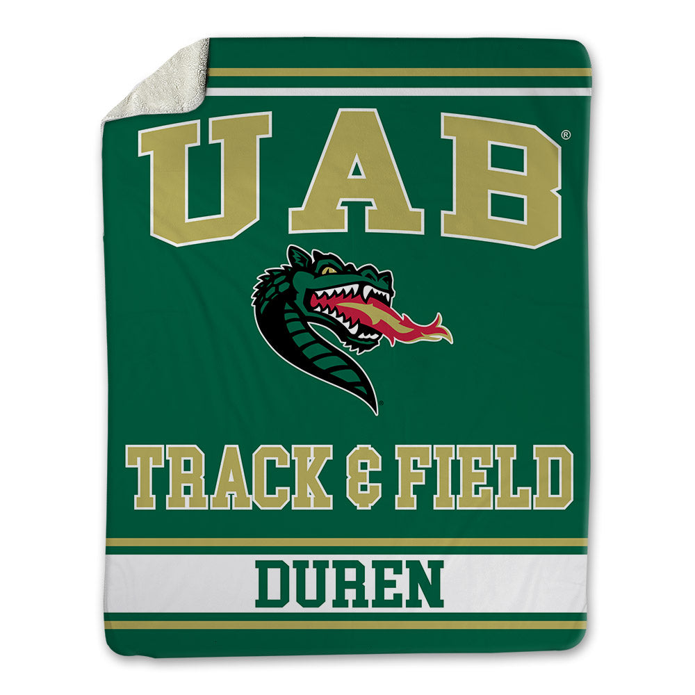 UAB - NCAA Women's Track & Field : Kat Duren - Blanket-0