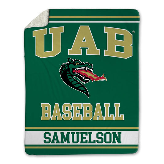 UAB - NCAA Baseball : Carter Samuelson - Blanket-0