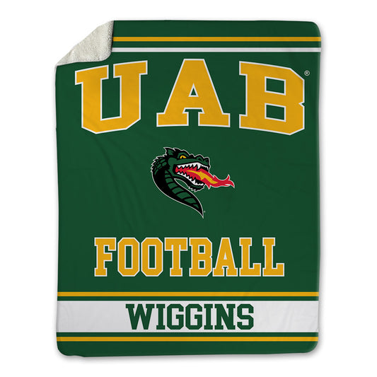 UAB - NCAA Football : Wes Wiggins - Blanket-0