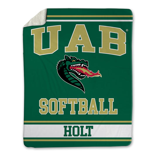 UAB - NCAA Softball : Jaycee Holt - Blanket-0