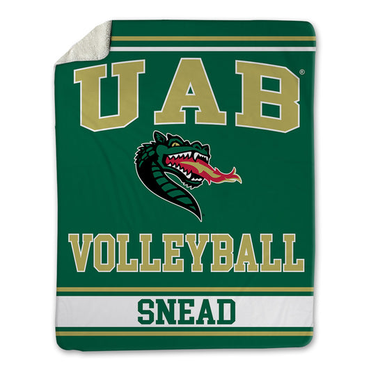 UAB - NCAA Women's Volleyball : Summer Snead - Blanket-0