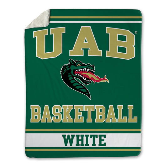 UAB - NCAA Men's Basketball : James White - Blanket-0