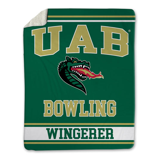 UAB - NCAA Women's Bowling : Jordan Wingerer - Blanket-0