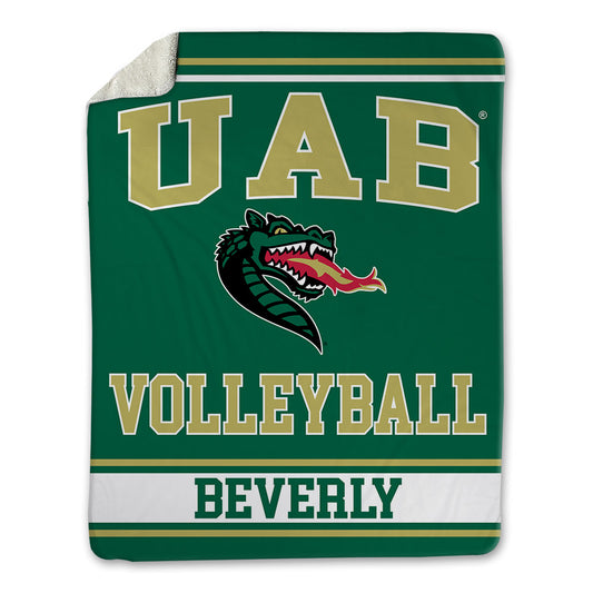 UAB - NCAA Women's Volleyball : Lia Beverly - Blanket-0