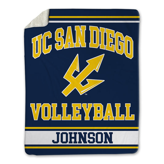 UCSD - NCAA Women's Volleyball : Madison Johnson - Blanket-0