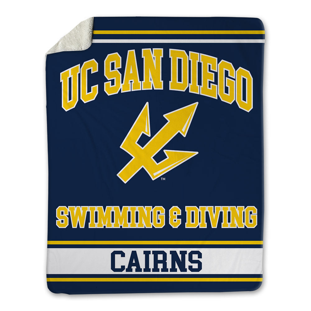 UCSD - NCAA Men's Swimming & Diving : Jacob Cairns - Blanket-0