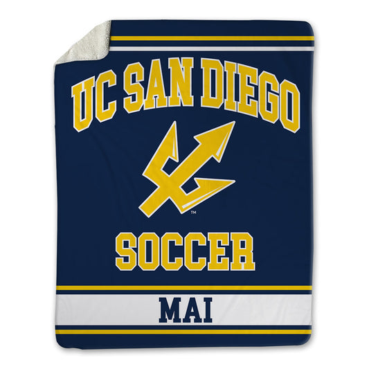 UCSD - NCAA Men's Soccer : Ian Mai - Blanket-0