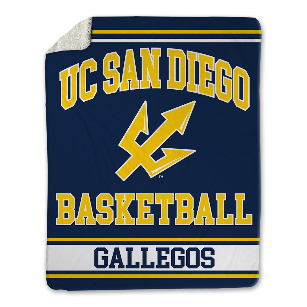 UCSD - NCAA Women's Basketball : Gracie Gallegos - Blanket-0