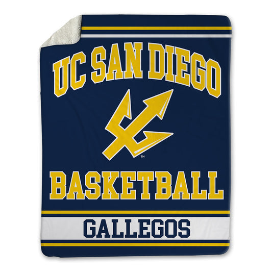 UCSD - NCAA Women's Basketball : Gracie Gallegos - Blanket-0