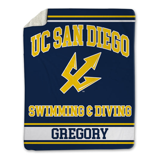 UCSD - NCAA Women's Swimming : Hayley Gregory - Blanket-0