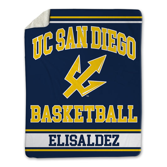 UCSD - NCAA Men's Basketball : Ryder Elisaldez - Blanket-0