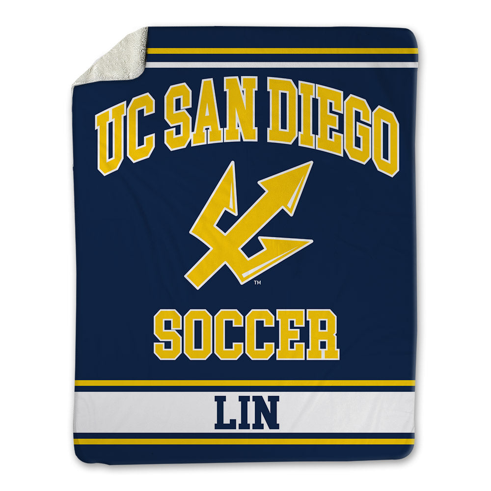 UCSD - NCAA Men's Soccer : Matthew Lin - Blanket-0