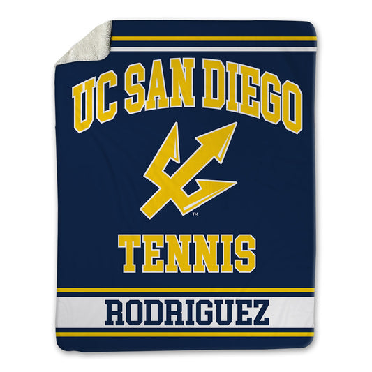 UCSD - NCAA Men's Tennis : Pelayo Rodriguez - Blanket-0