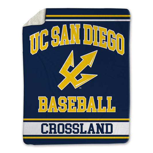 UCSD - NCAA Baseball : Michael Crossland - Blanket-0