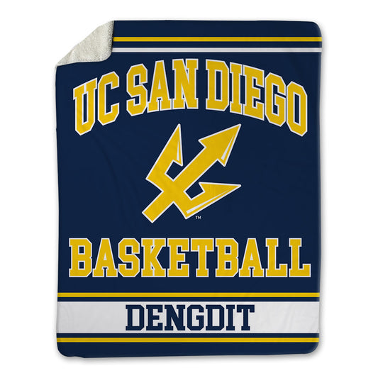 UCSD - NCAA Men's Basketball : Bol Dengdit - Blanket-0
