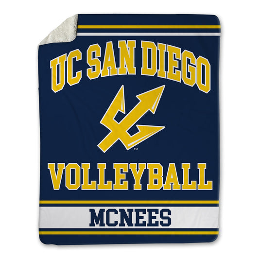 UCSD - NCAA Women's Volleyball : Ireland McNees - Blanket-0