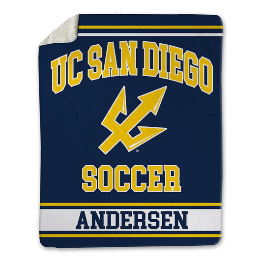 UCSD - NCAA Women's Soccer : Eva Andersen - Blanket-0