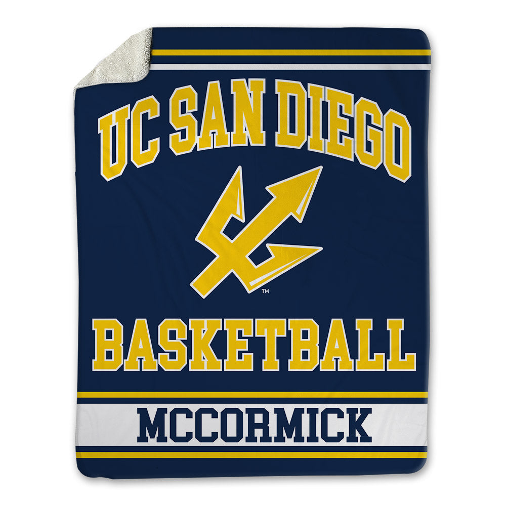 UCSD - NCAA Men's Basketball : Camden McCormick - Blanket-0