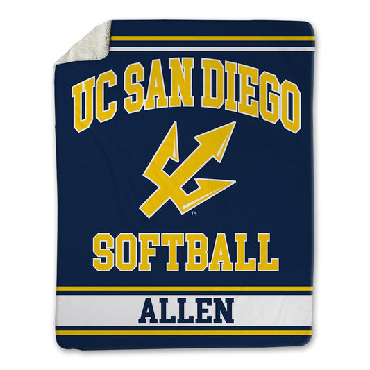 UCSD - NCAA Softball : Hannah Allen - Blanket-0