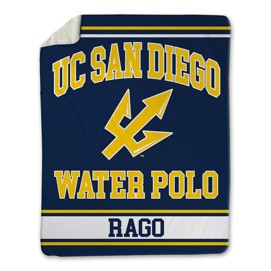 UCSD - NCAA Men's Water Polo : Luca Rago - Blanket-0