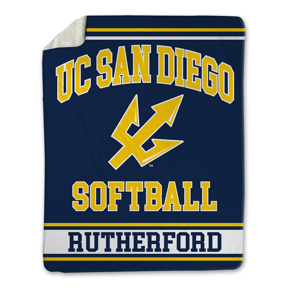 UCSD - NCAA Softball : Zoe Rutherford - Blanket-0