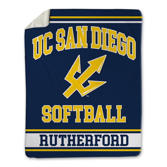 UCSD - NCAA Softball : Zoe Rutherford - Blanket-0