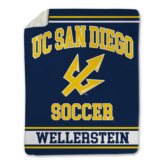 UCSD - NCAA Men's Soccer : Evan Wellerstein - Blanket-0