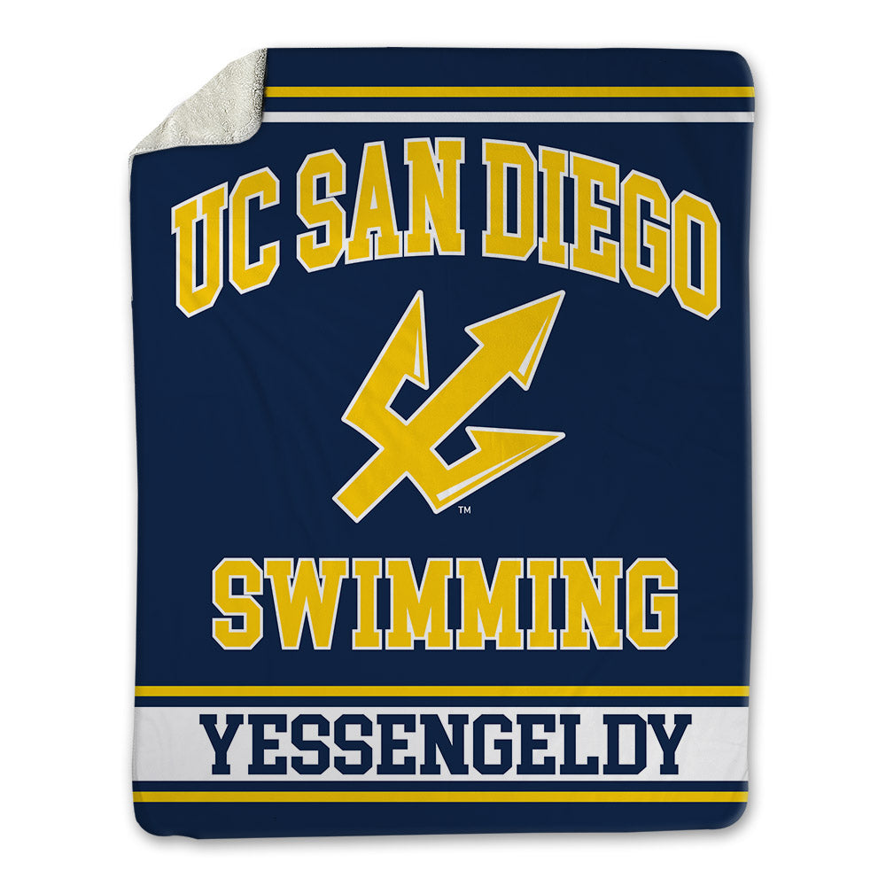 UCSD - NCAA Men's Swimming : Bekzhan Yessengeldy - Blanket-0