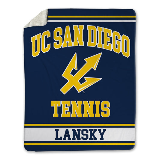UCSD - NCAA Women's Tennis : Alisa Lansky - Blanket-0