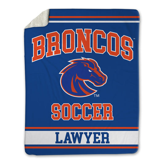 Boise State - NCAA Women's Soccer : Asia Lawyer - Blanket-0