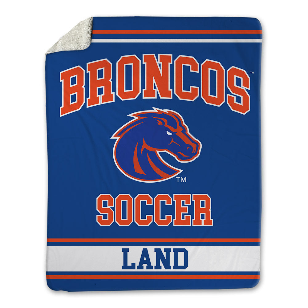 Boise State - NCAA Women's Soccer : Jayla Land - Blanket-0