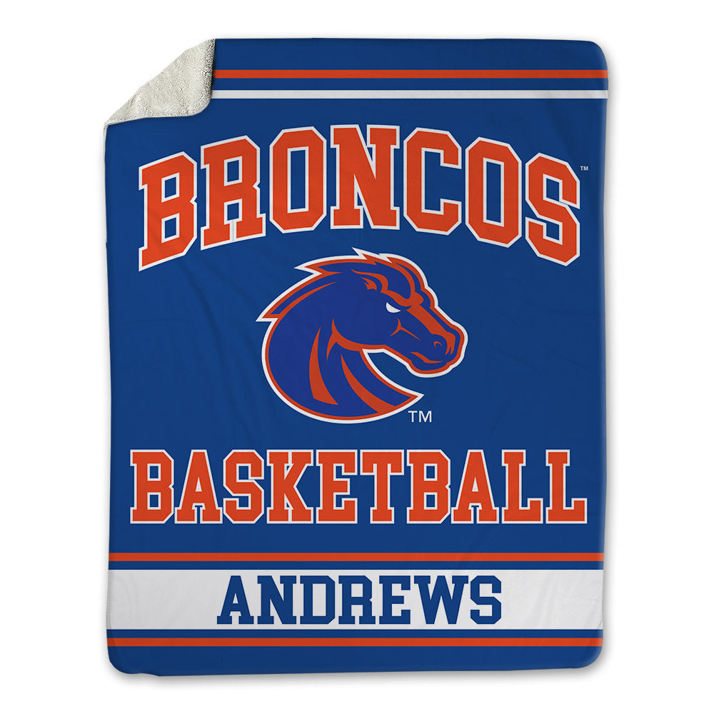 Boise State - NCAA Men's Basketball : Dylan Andrews - Blanket-0