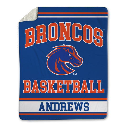 Boise State - NCAA Men's Basketball : Dylan Andrews - Blanket-0