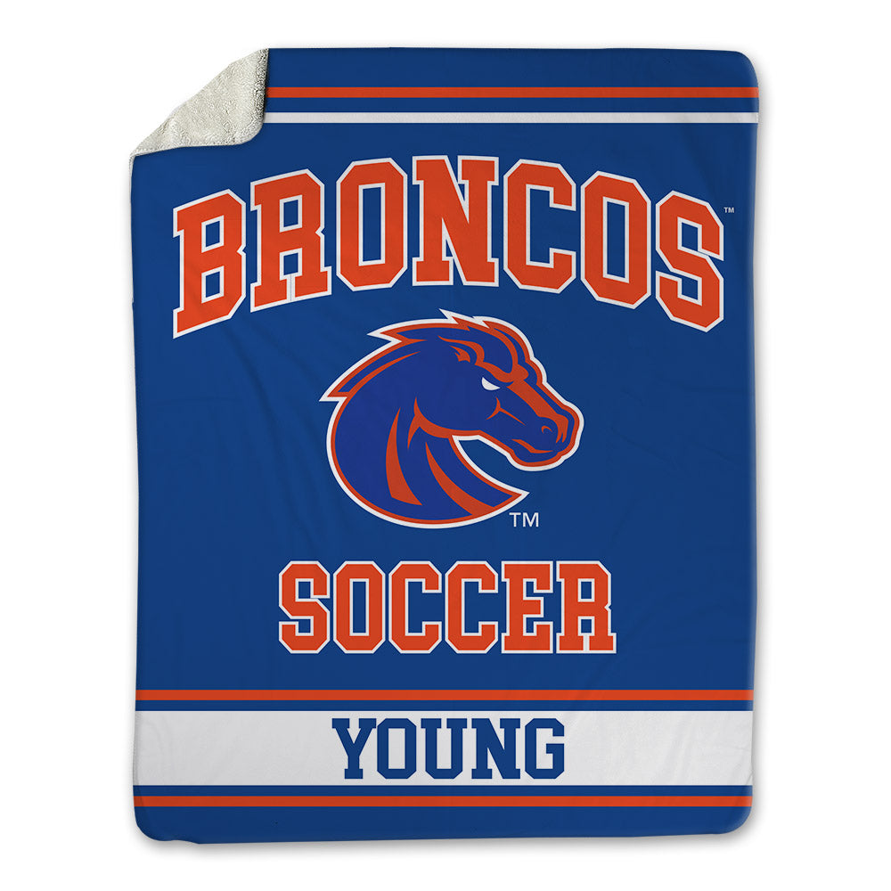 Boise State - NCAA Women's Soccer : Jasmin Young - Blanket-0