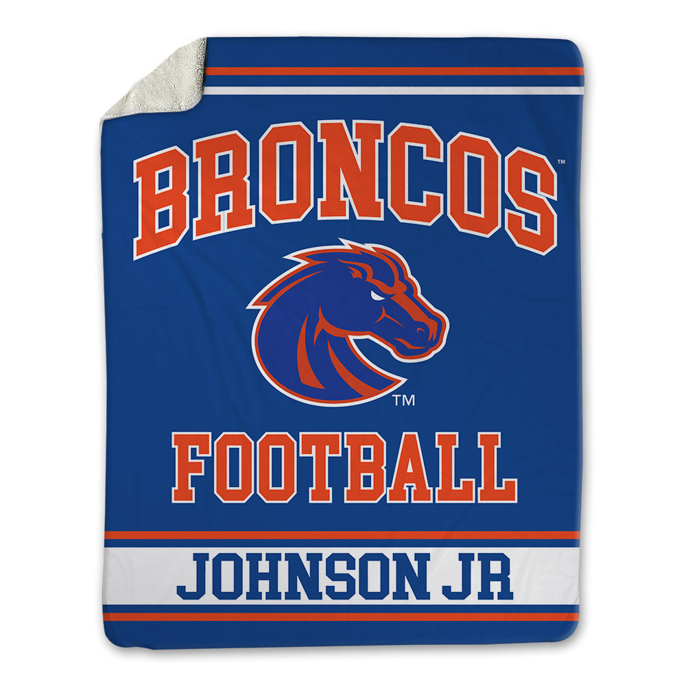 Boise State - NCAA Football : Franklyn Johnson Jr - Blanket-0