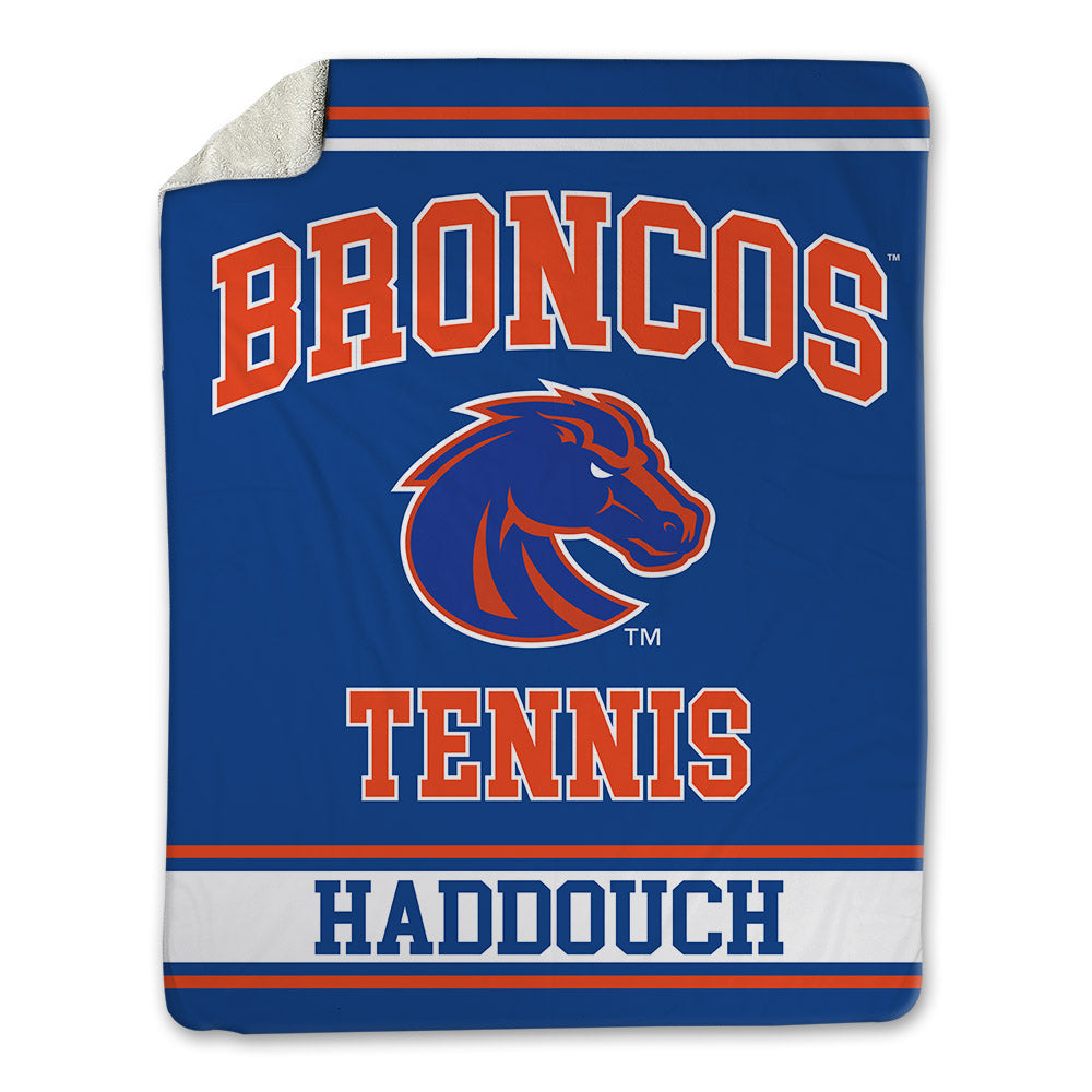 Boise State - NCAA Men's Tennis : Idriss Haddouch - Blanket-0