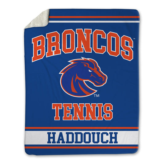Boise State - NCAA Men's Tennis : Idriss Haddouch - Blanket-0