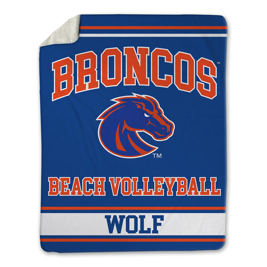 Boise State - NCAA Beach Volleyball : Abbie Wolf - Blanket-0