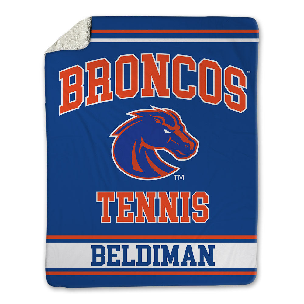 Boise State - NCAA Women's Tennis : Stella Beldiman - Blanket-0