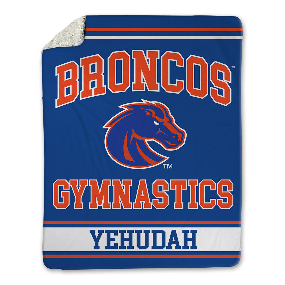 Boise State - NCAA Women's Gymnastics : Nesia Bat Yehudah - Blanket-0