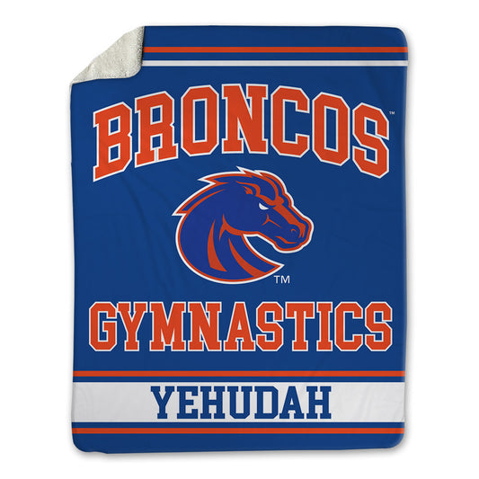 Boise State - NCAA Women's Gymnastics : Nesia Bat Yehudah - Blanket-0