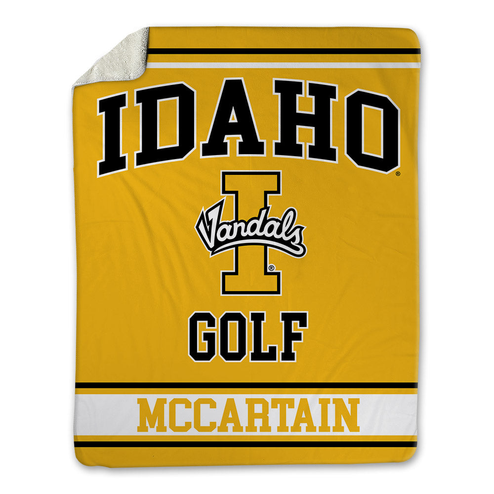 Idaho - NCAA Men's Golf : Josh Mccartain - Blanket-0