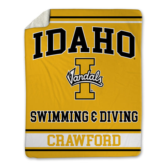 Idaho - NCAA Women's Swimming & Diving : Courtney Crawford - Blanket-0