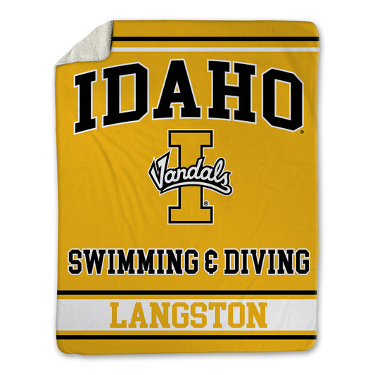 Idaho - NCAA Women's Swimming & Diving : Ava Langston - Blanket-0