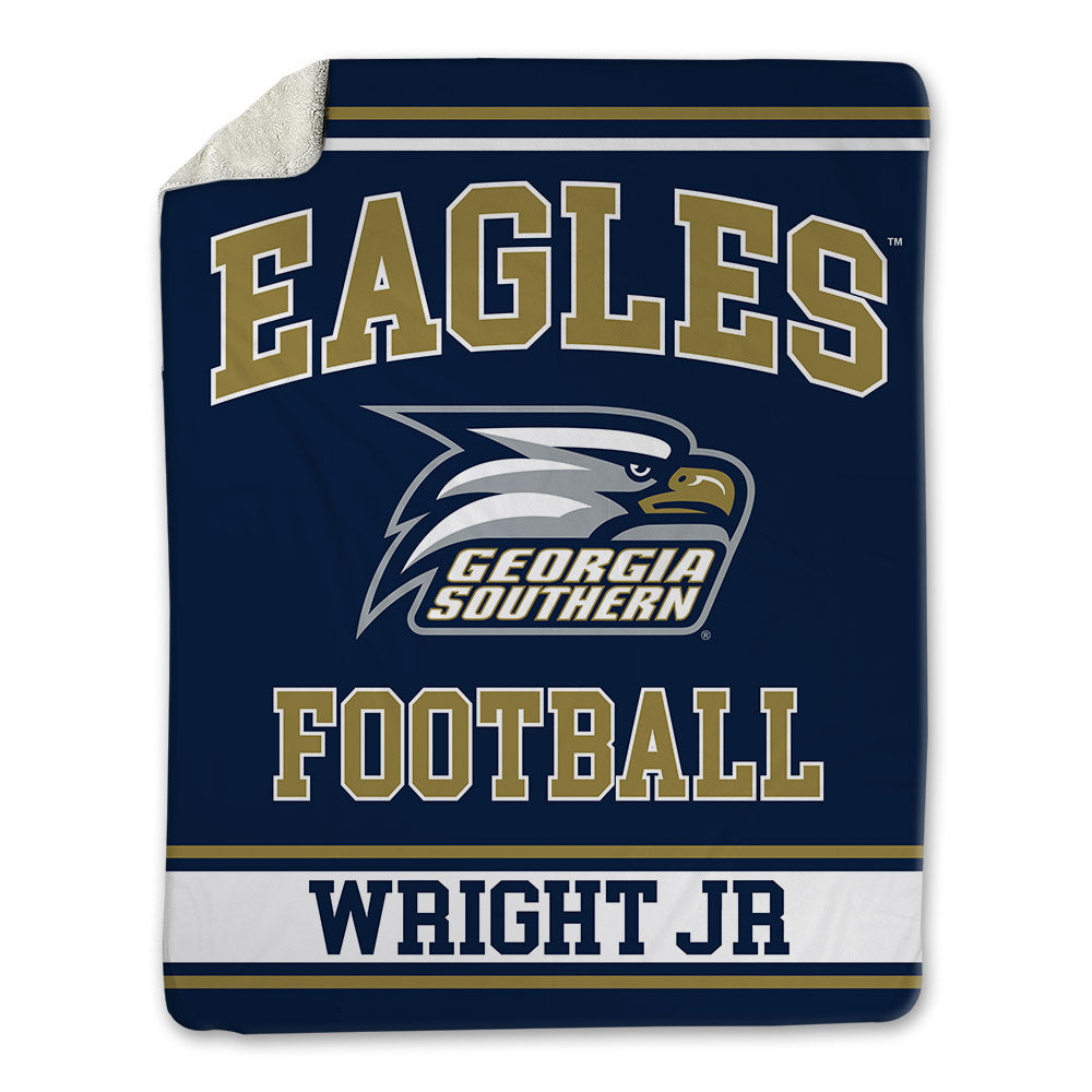 Georgia Southern - NCAA Football : Robert Wright Jr - Blanket-0