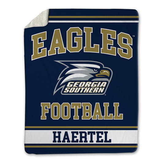 Georgia Southern - NCAA Football : Max Haertel - Blanket-0